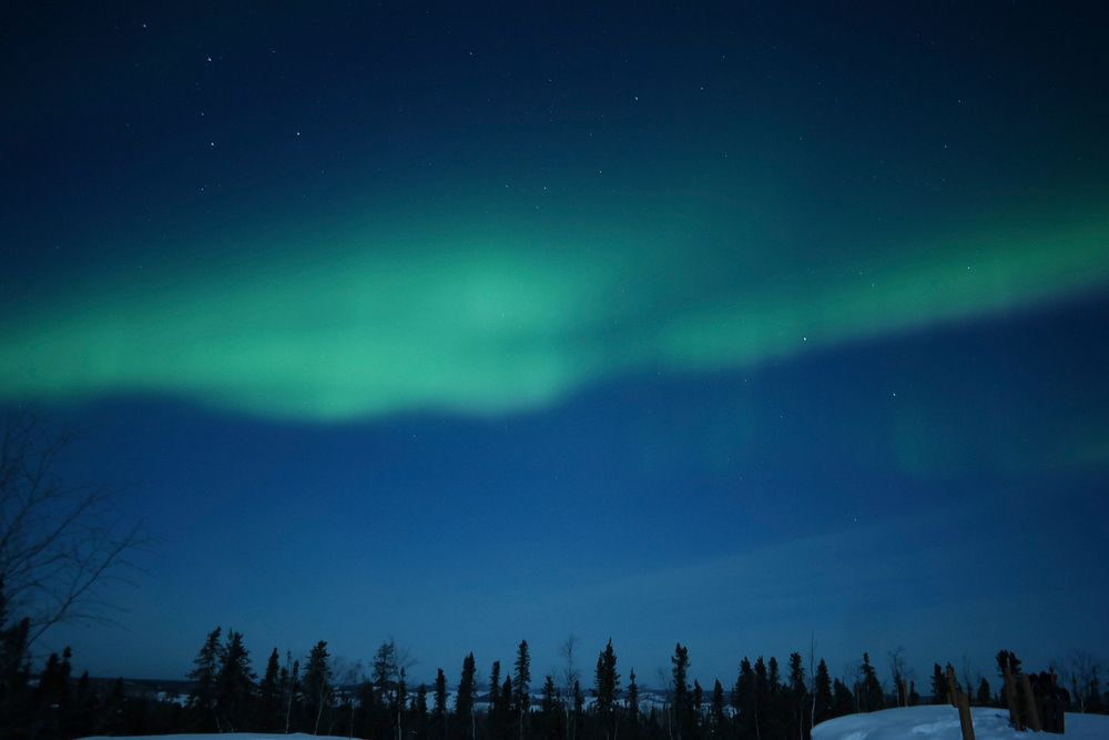 Aurora borealis. Free public domain CC0 photo.