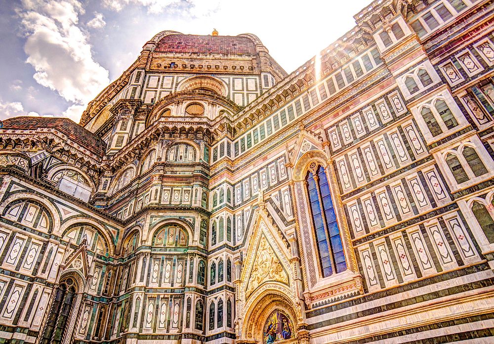 Historical architecture in Florence. Free public domain CC0 image.