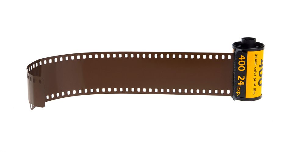 Analog film roll. Free public domain CC0 image.
