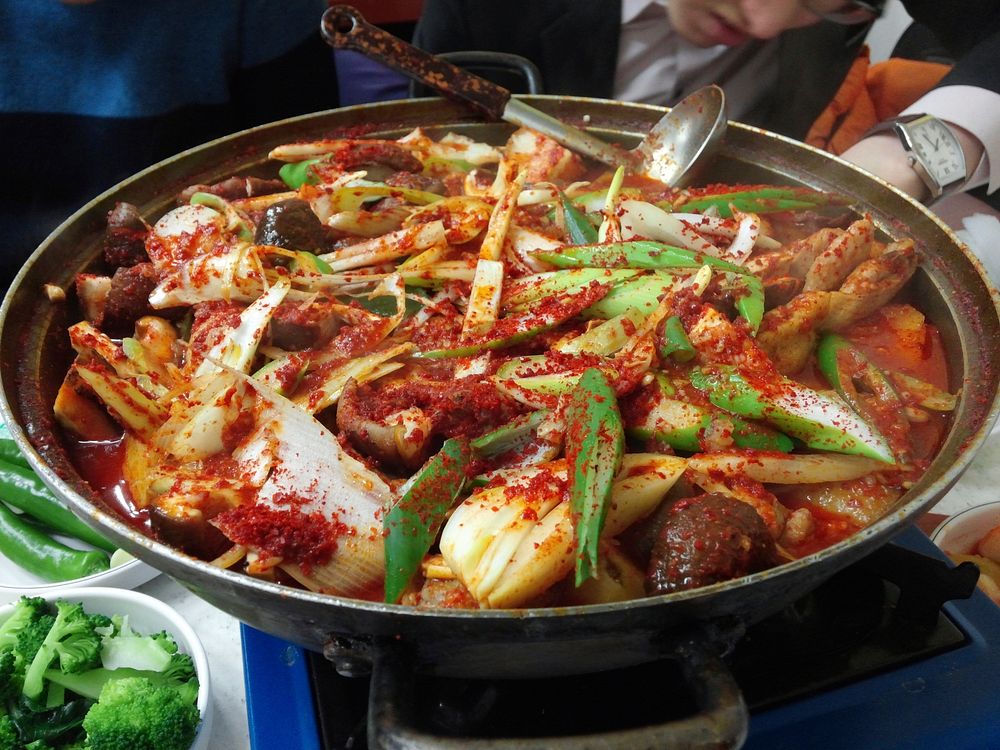 Kimchi soup, Korean food. Free public domain CC0 photo.