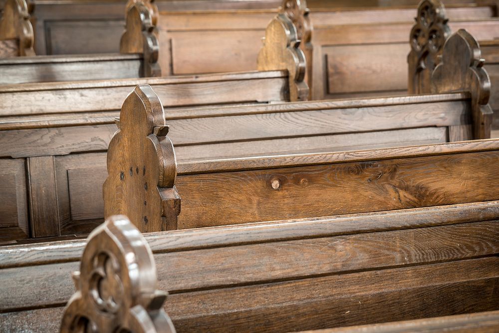 Closeup wooden chair. Free public domain CC0 image.