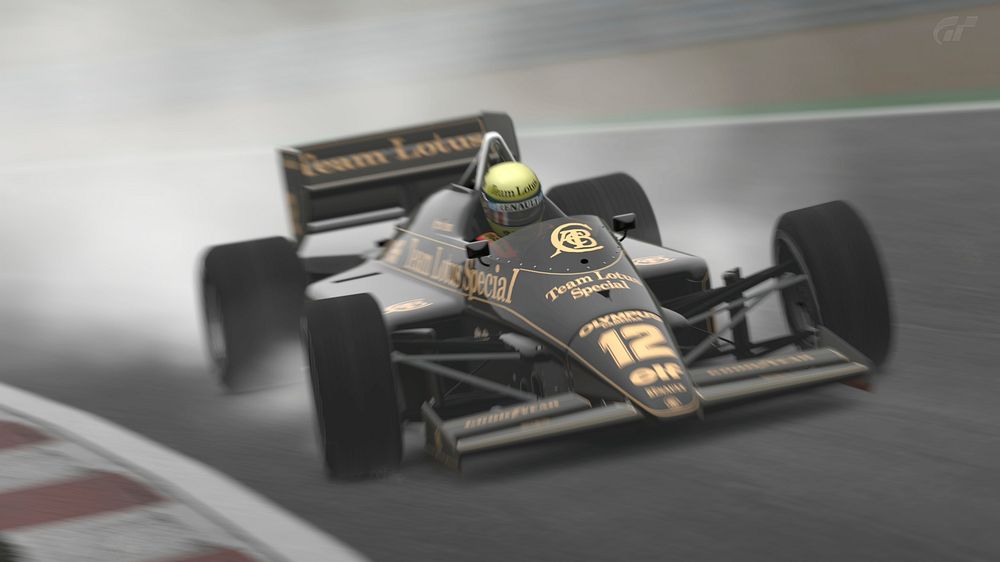 Lotus 97T in Gran Turismo 6 video game, Location unknown, March 29, 2015.