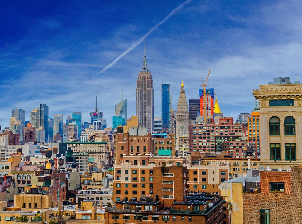 Cityscape in Manhattan. Free public domain CC0 image.
