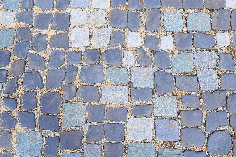 Cobblestone, floor texture. Free public domain CC0 image.