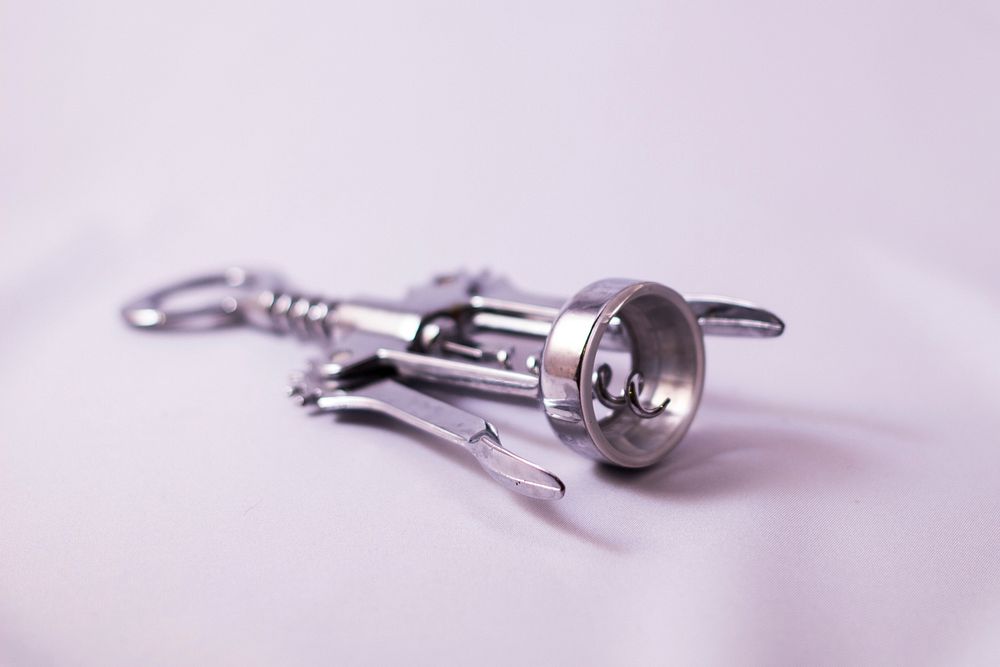Corkscrew opener. Free public domain CC0 image.