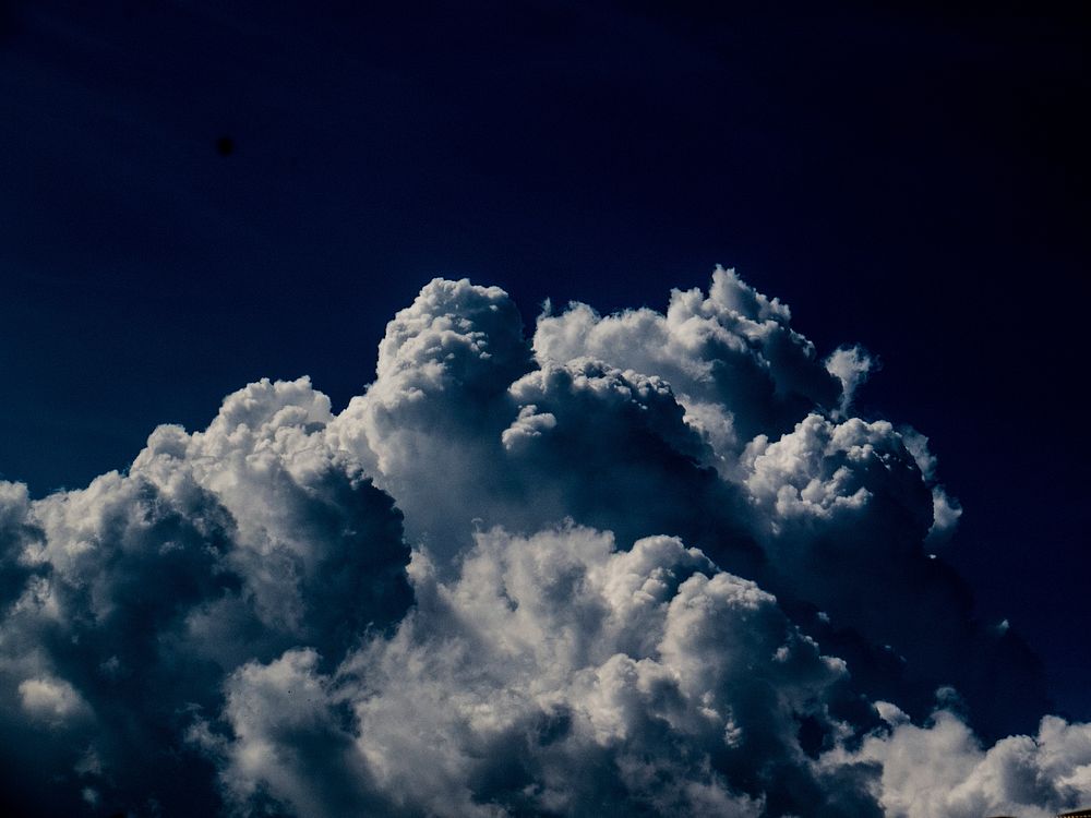 Stormy sky background. Free public domain CC0 photo.