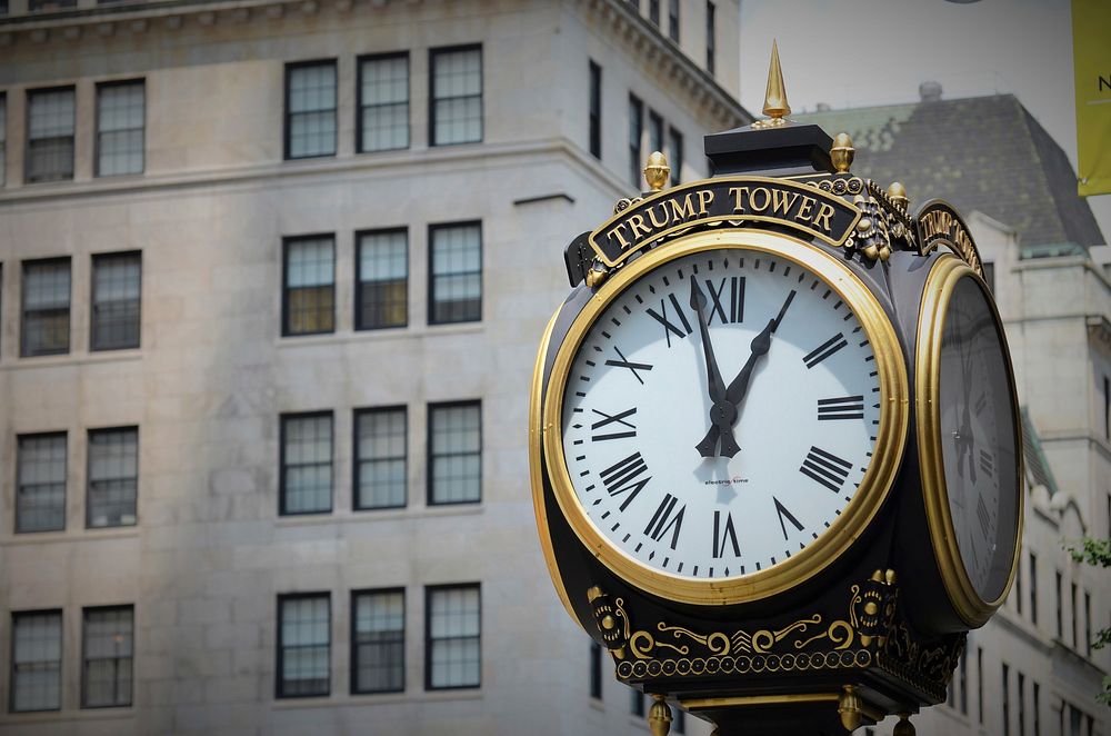 Clock tower in city, timepiece. Free public domain CC0 photo.