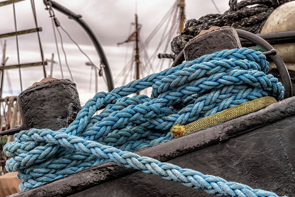 Rope for mooring. Free public domain CC0 photo.