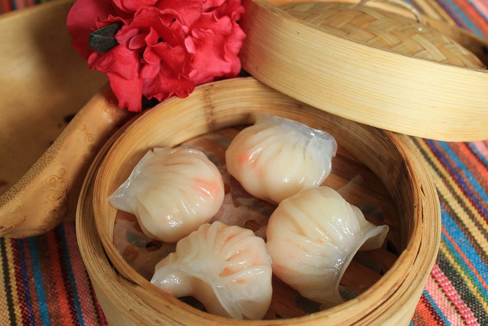 Asian food, dumplings. Free public domain CC0 photo