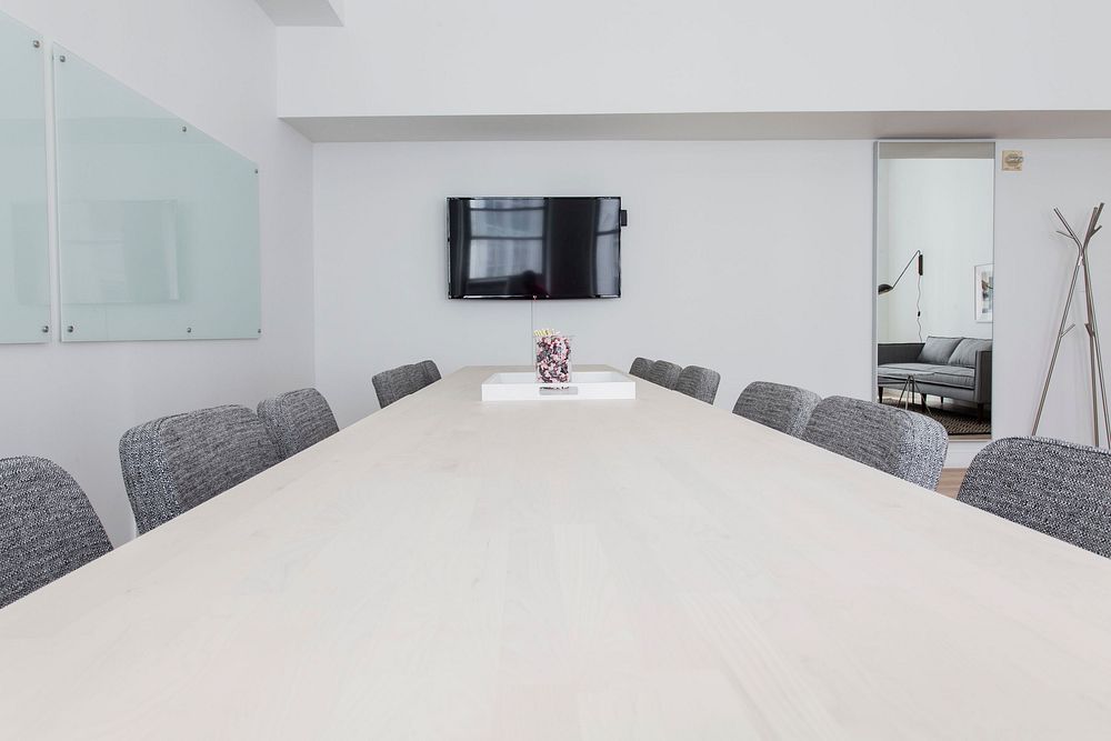 Free meeting room image, public domain design CC0 photo.