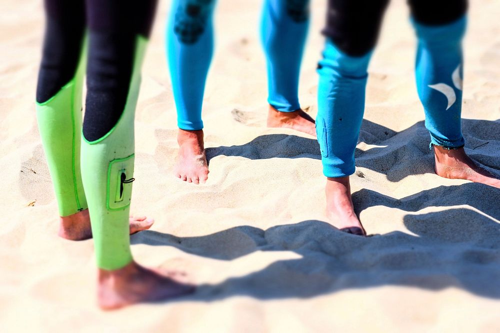 Free sport water legs on the beach image, public domain people CC0 photo.