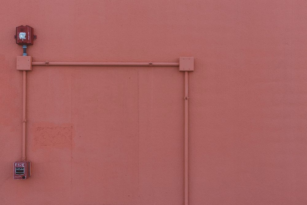 Pink wall. Free public domain CC0 photo.