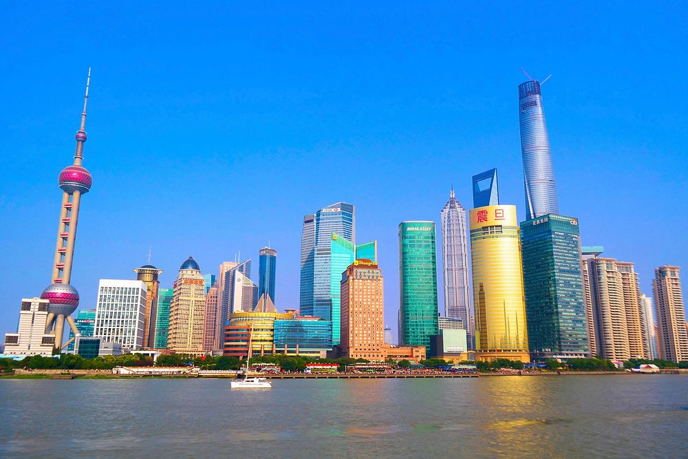 Free Shanghai cityscape image, public domain travel CC0 photo.