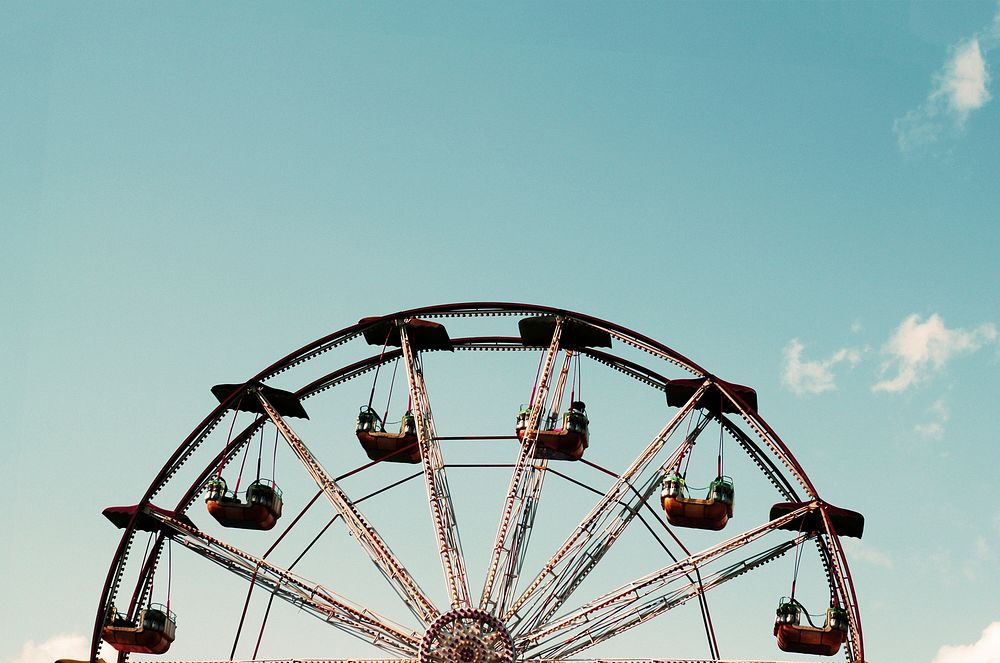 Ferris wheel. Free public domain CC0 photo.