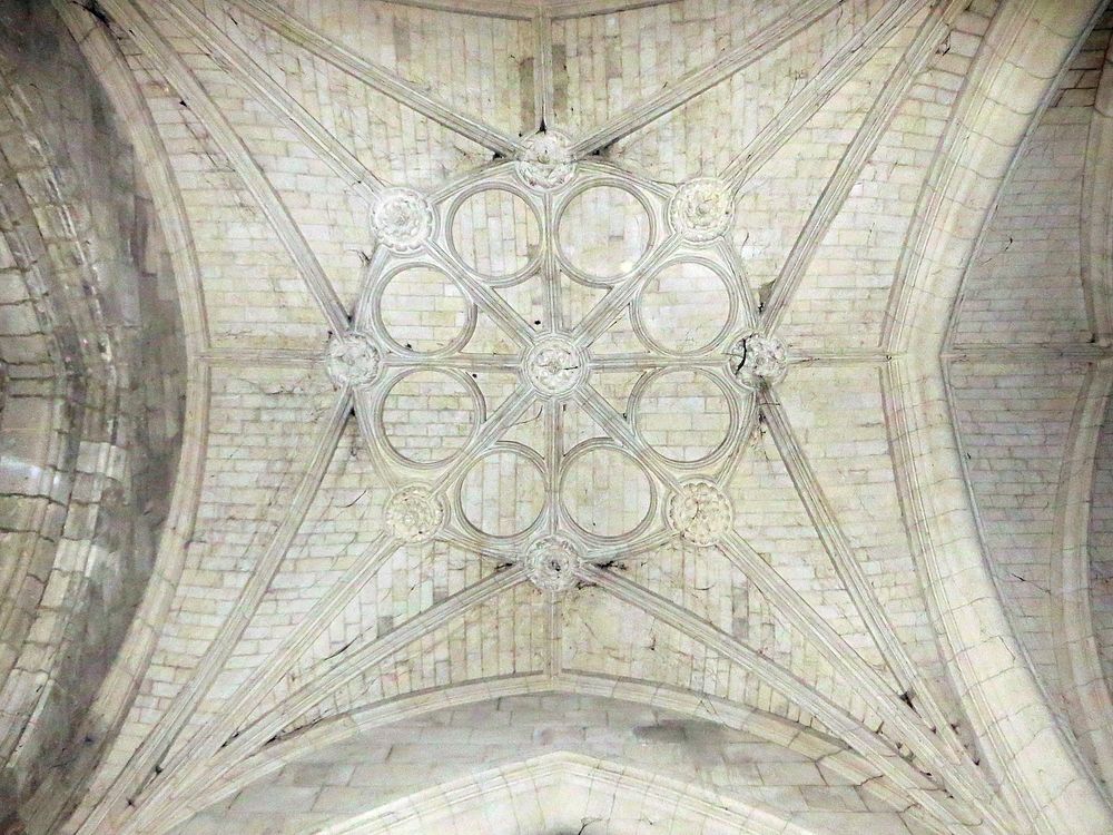 Historical interior design in Church, France. Free public domain CC0 image.
