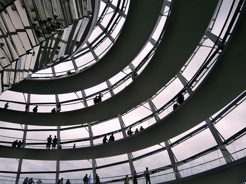 Reichstag building in Berlin, Germany. Free public domain CC0 photo.