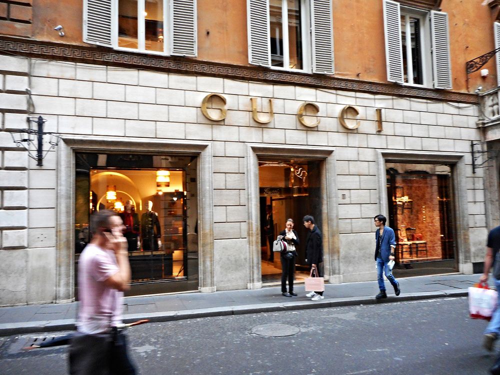 Gucci store at Via Condotti, Italy - 14 October 2015