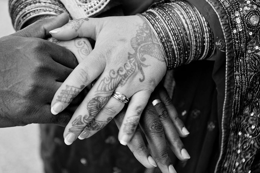 Indian bride with henna, background photo. Free public domain CC0 image.