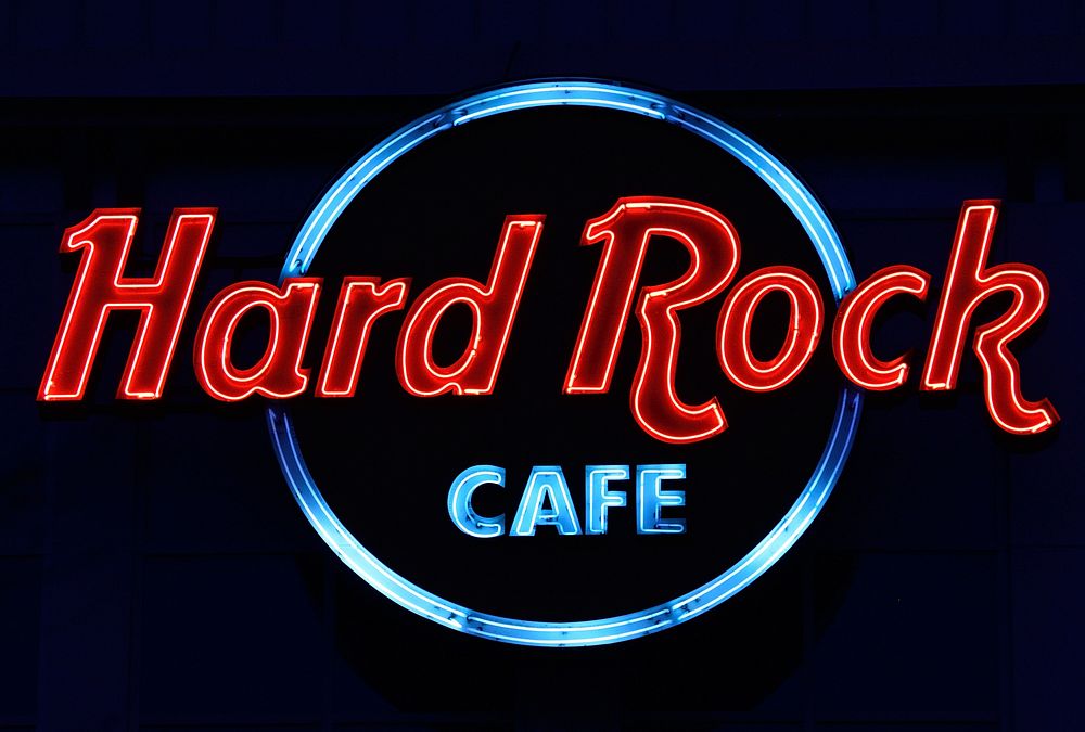Heart Rock Cafe Neon sign, Nashville, Tennessee, USA, Dec. 30, 2013