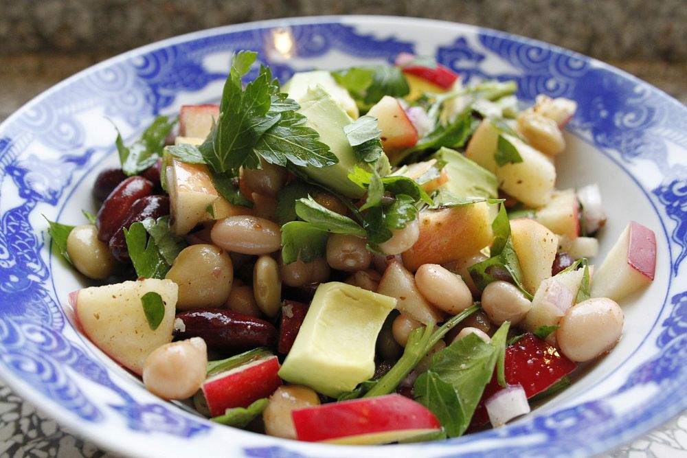 Steak, White Bean and Veggie Salad