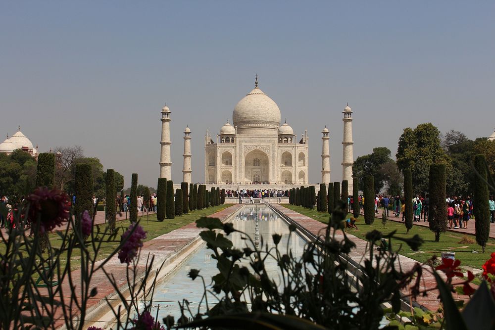 Taj Mahal attraction in India. Free public domain CC0 image.