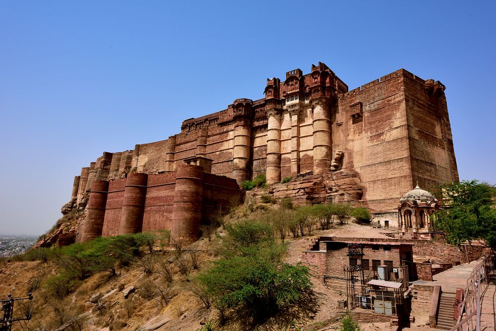 Mehrangarh Museum and Trust architecture. Free public domain CC0 image.