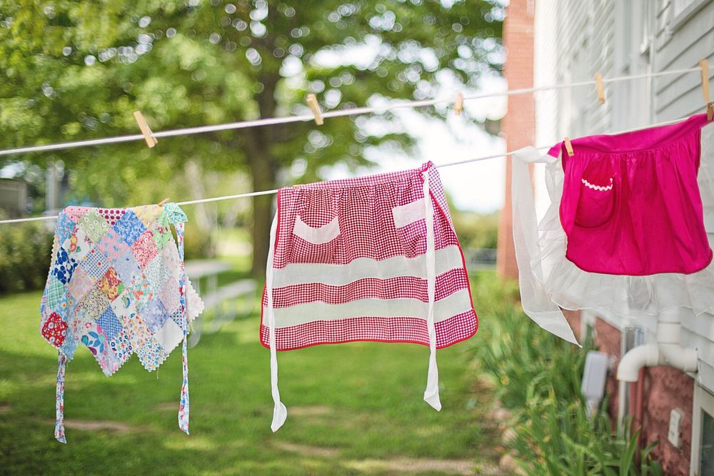 Clothes on a hanger. Free public domain CC0 photo.