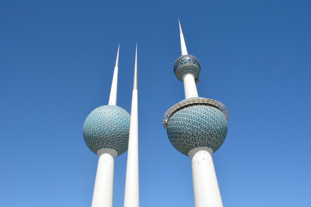 Kuwait Towers. Free public domain CC0 photo.