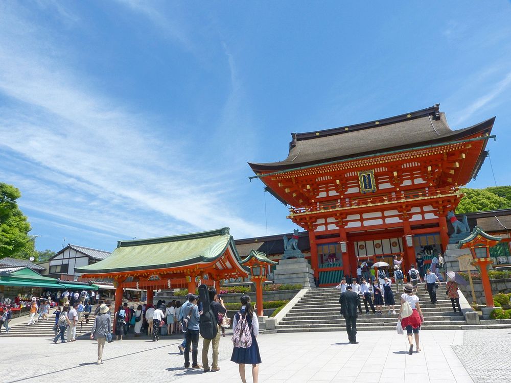 Yasaka Shrine in Japan. Free public domain CC0 photo.