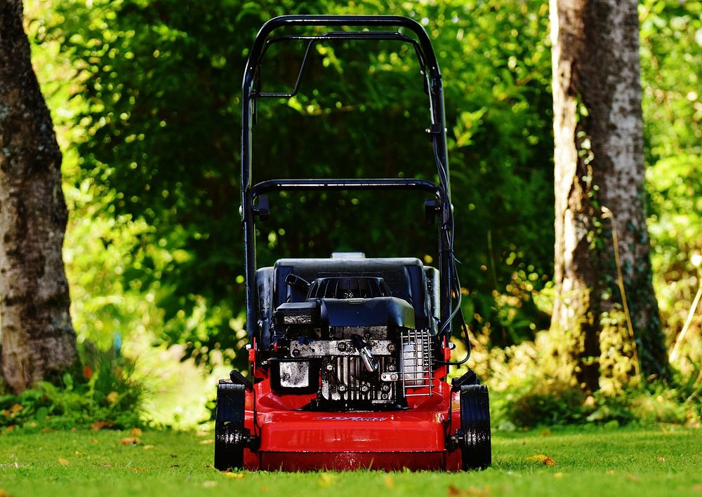 Lawn mower. Free public domain CC0 image.