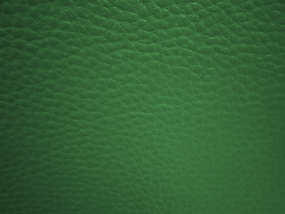Green leather texture background. Free public domain CC0 photo.