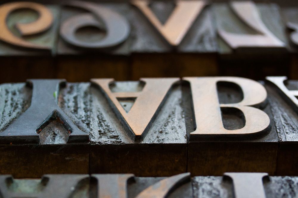 Close up alphabets. Free public domain CC0 photo.