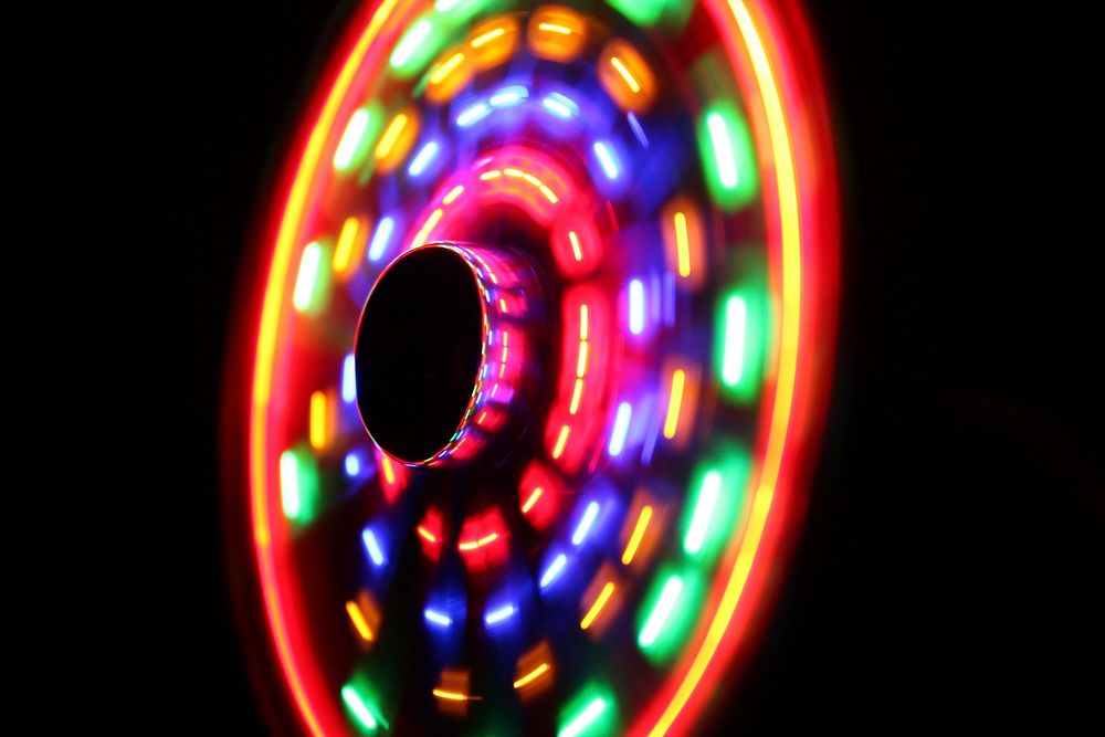 Neon light deco. Free public domain CC0 photo.