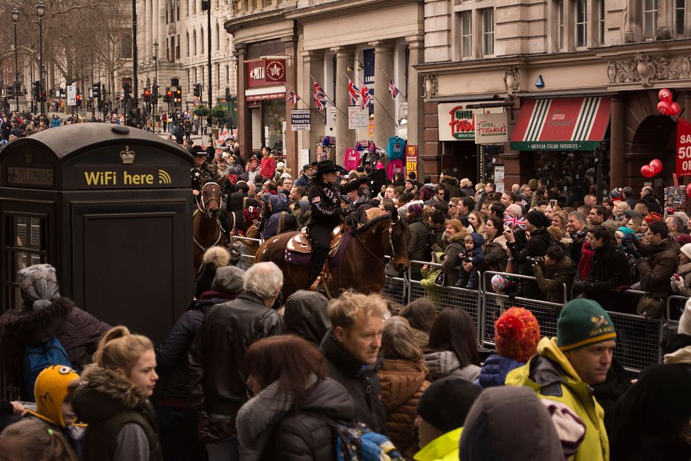 Parade in London. Free public domain CC0 photo.