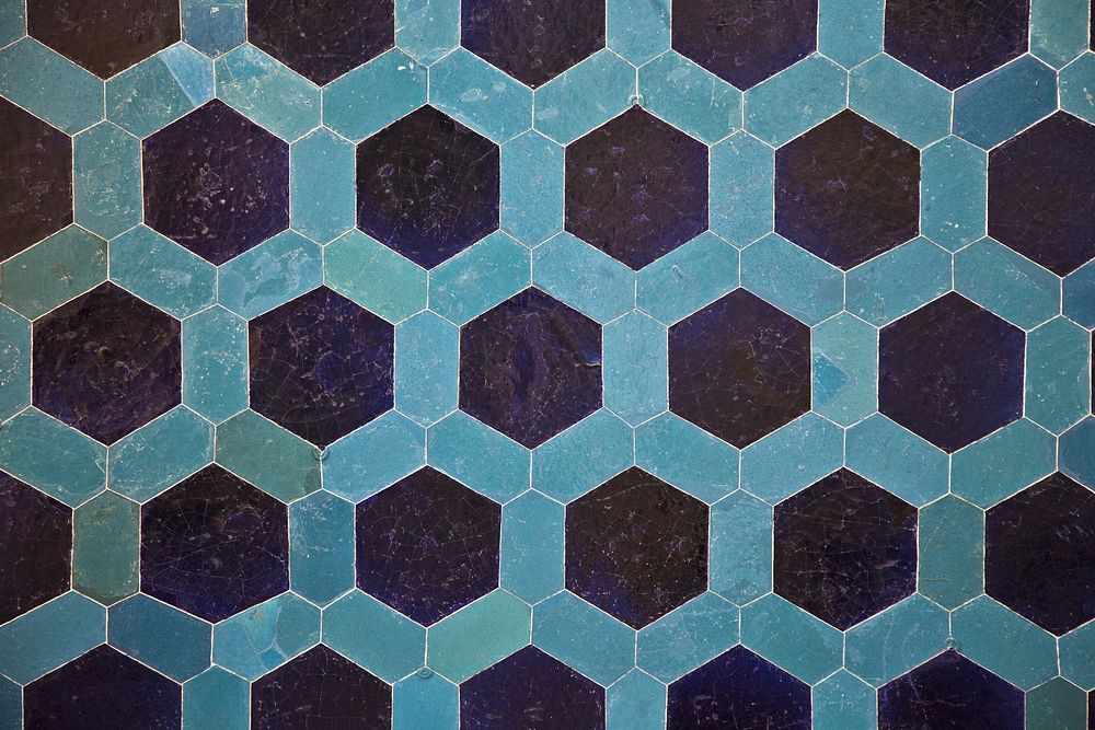 Mosaic floor, background photo. Free public domain CC0 image.