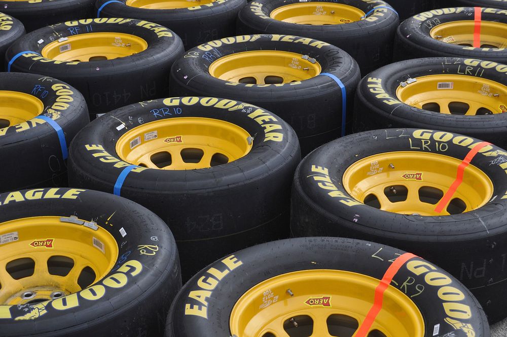 Goodyear NASCAR tires, Location unknown, April 25, 2014.