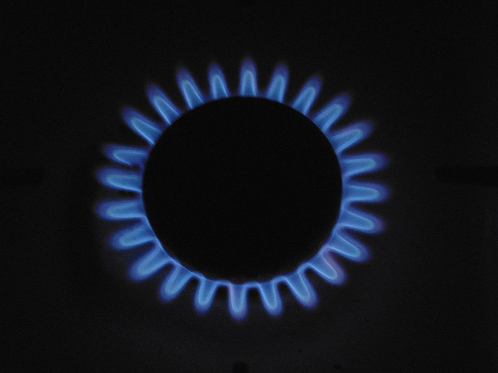 Gas flame backgroud.  Free public domain CC0 photo.