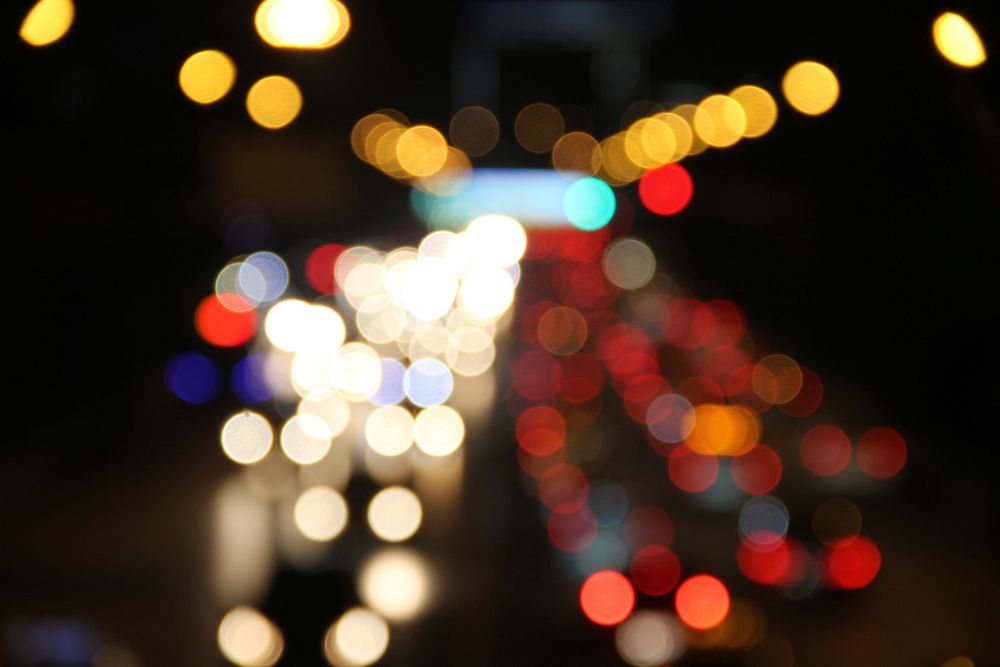 Bokeh lights image. Free public domain CC0 photo.