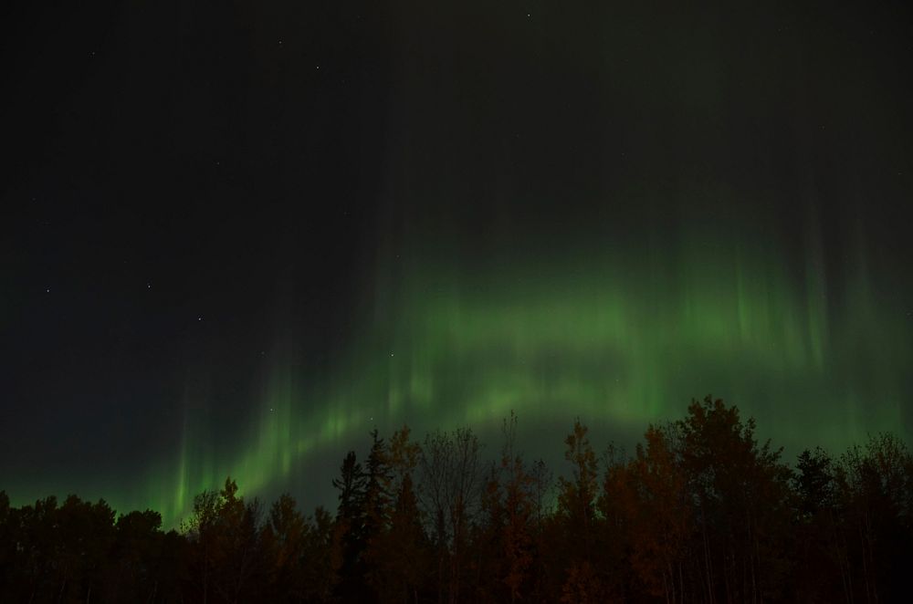 Aurora borealis. Free public domain CC0 image.