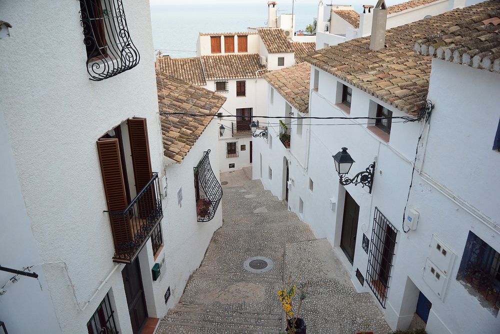 Old town, Spain. Free public domain CC0 photo.