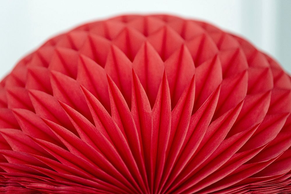 Red origami. Free public domain CC0 photo.