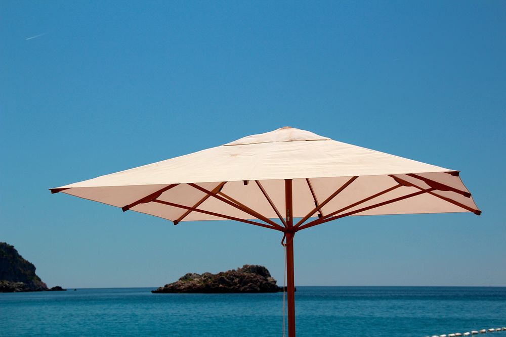 Canopy, beach umbrella. Free public domain CC0 image.