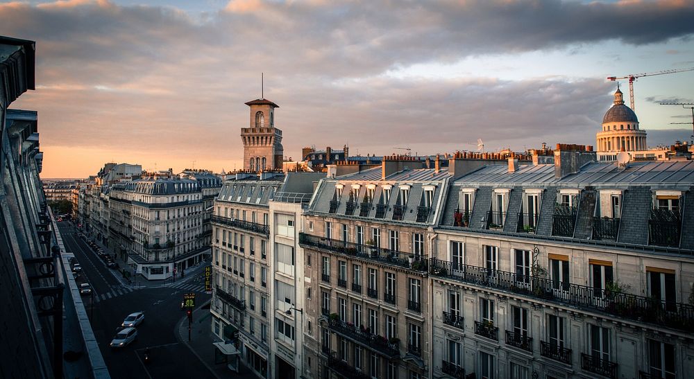 Paris downtown view. Free public domain CC0 image.