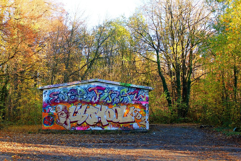 Urban graffiti. Free public domain CC0 photo.