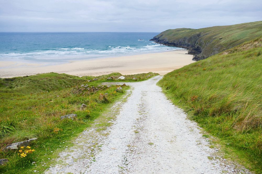 Penhale Sands, Cornwall, England. Free public domain CC0 photo.