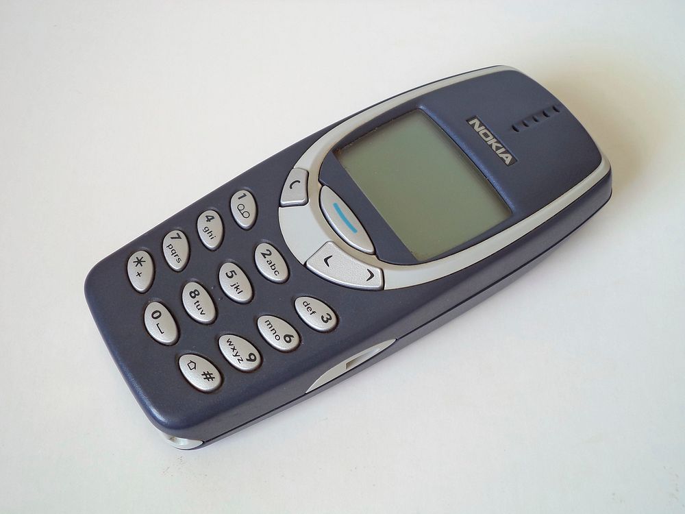 Nokia 3310 mobile phone, location unknown, 26 October 2014.