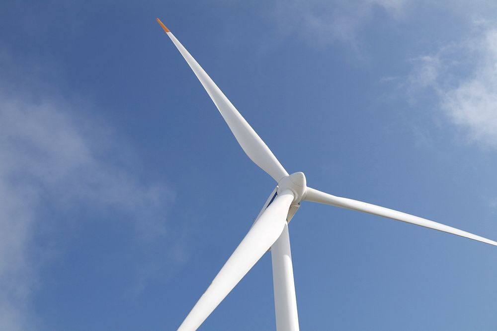 Wind propeller for alternative energy. Free public domain CC0 image.