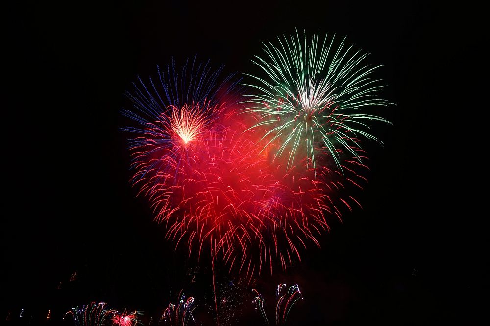 Fireworks for celebration. Free public domain CC0 photo.