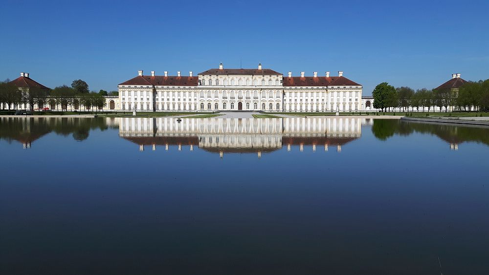 Schleissheim palace complex architecture. Free public domain CC0 photo.