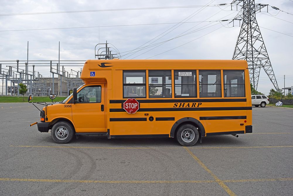 School bus.  Free public domain CC0 photo.